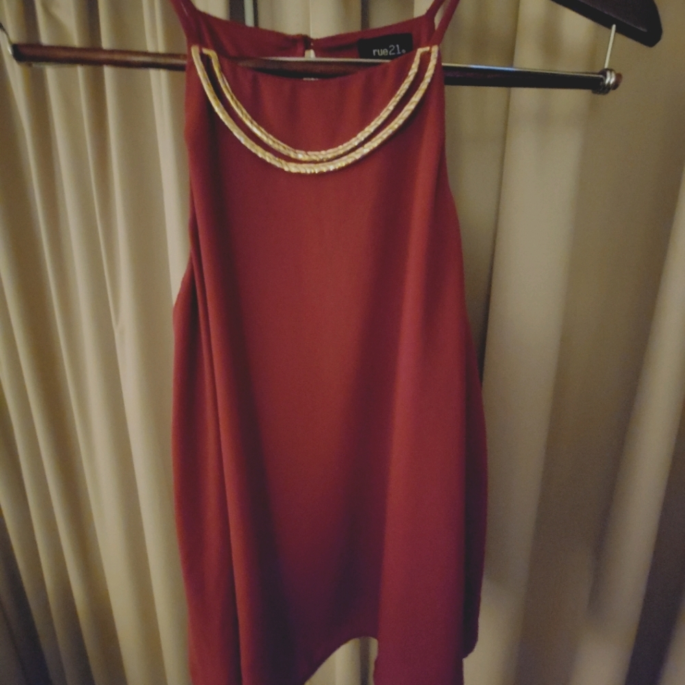 Rue21 Burgandy Blouse